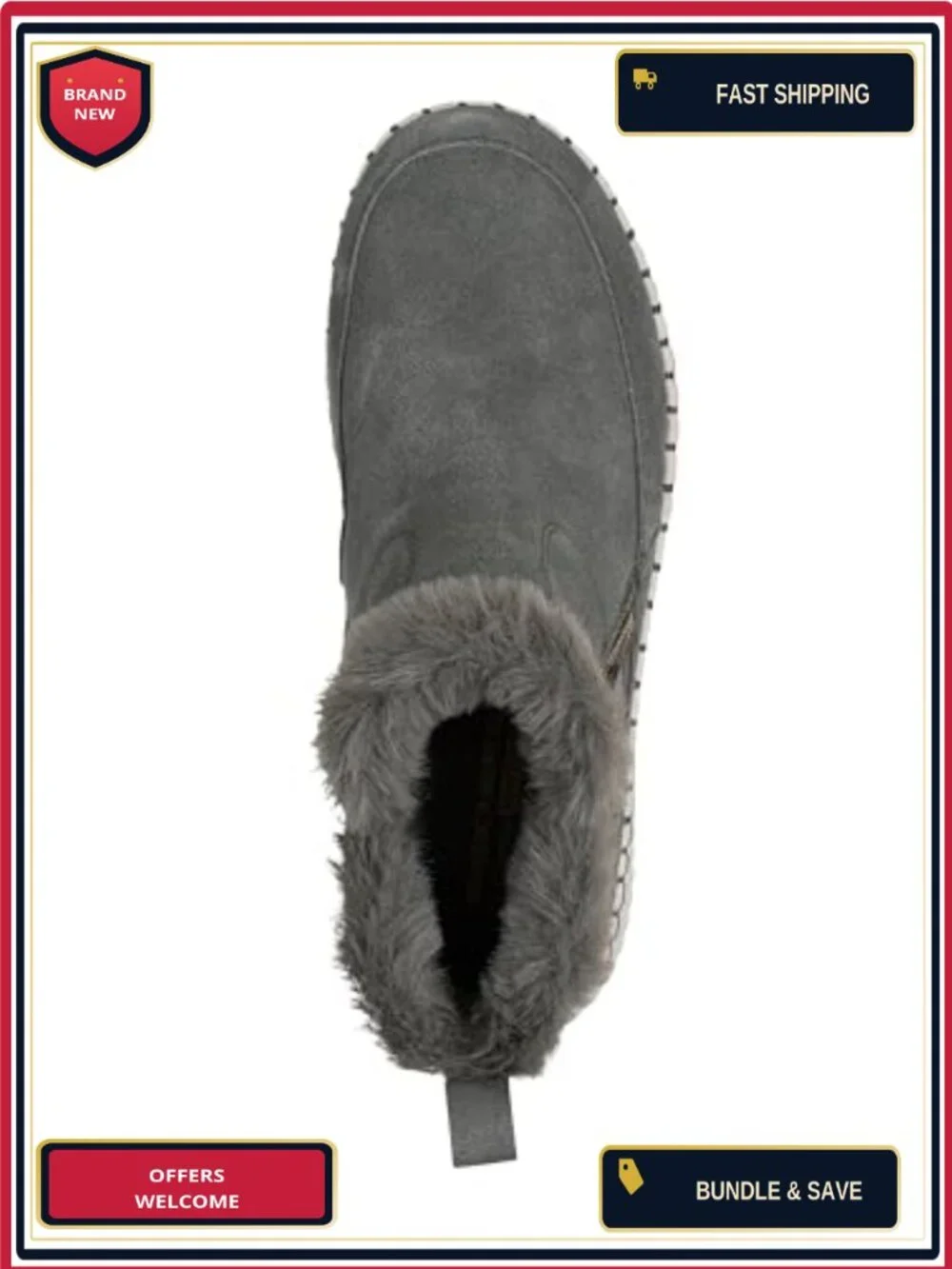 Skechers Relaxed Fit Wilshire Blvd Fresh Zip Bootie - Suede, Water Resistant,